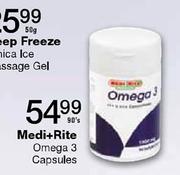 Medi+Rite Omega 3 Capsules-90's