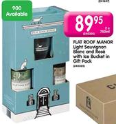 Flat Roof Manor Light Sauvignon Blanc And Rose With Ice Bucket In Gift Pack - 2 x 750ml