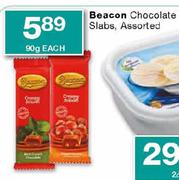 Beacon Chocolate Slabs, Assorted-90g each
