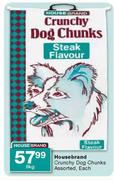 Housebrand Crunchy Dog Chunks Assorted, Each-8kg