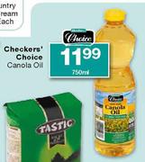 Checker's Choice Canola Oil-750ml