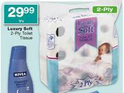 Luxury Soft 2-Ply Toilet Tissue-9's