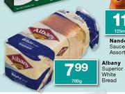 Albany Superior White Bread-700g