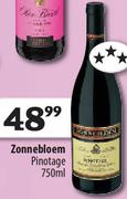 Zonnebloem Pinotage-750Ml