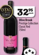 Olive Brook Prestige Collection Classic Red-750Ml