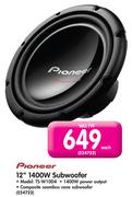 Pioneer 12" 1400W Subwoofer TS0W10D4
