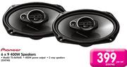 Pioneer 6x9 400W Speakers TS-A6964S-Per Set