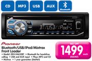 Pioneer Bluetooth/USB/iPod/Mixtrax Front Loader DEH-X4650BT
