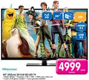 Hisense 40" 3D FHD LED TV 40K366
