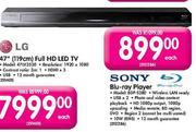 Sony Blu-Ray Player(Model: BDP-S380)-Each 