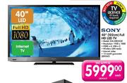 Sony 40" (102cm) Full HD LED TV(Model: KDL-40EX520)-Each
