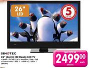 Sinotec 26" (66cm) HD Ready LED TV(Model: STL-26L 11/N)-Each