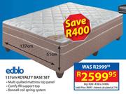 Edblo 137cm Royalty Base Set