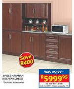 Havannah 3 Piece Kitchen Scheme