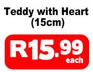 Teddy With Heart 15Cm