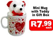 Mini Mug With Teddy In Gift Box