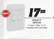 Build It Switch-2 Lever 1 Way 2x4