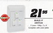 Build It Switch-3 Lever 1 Way 2x4