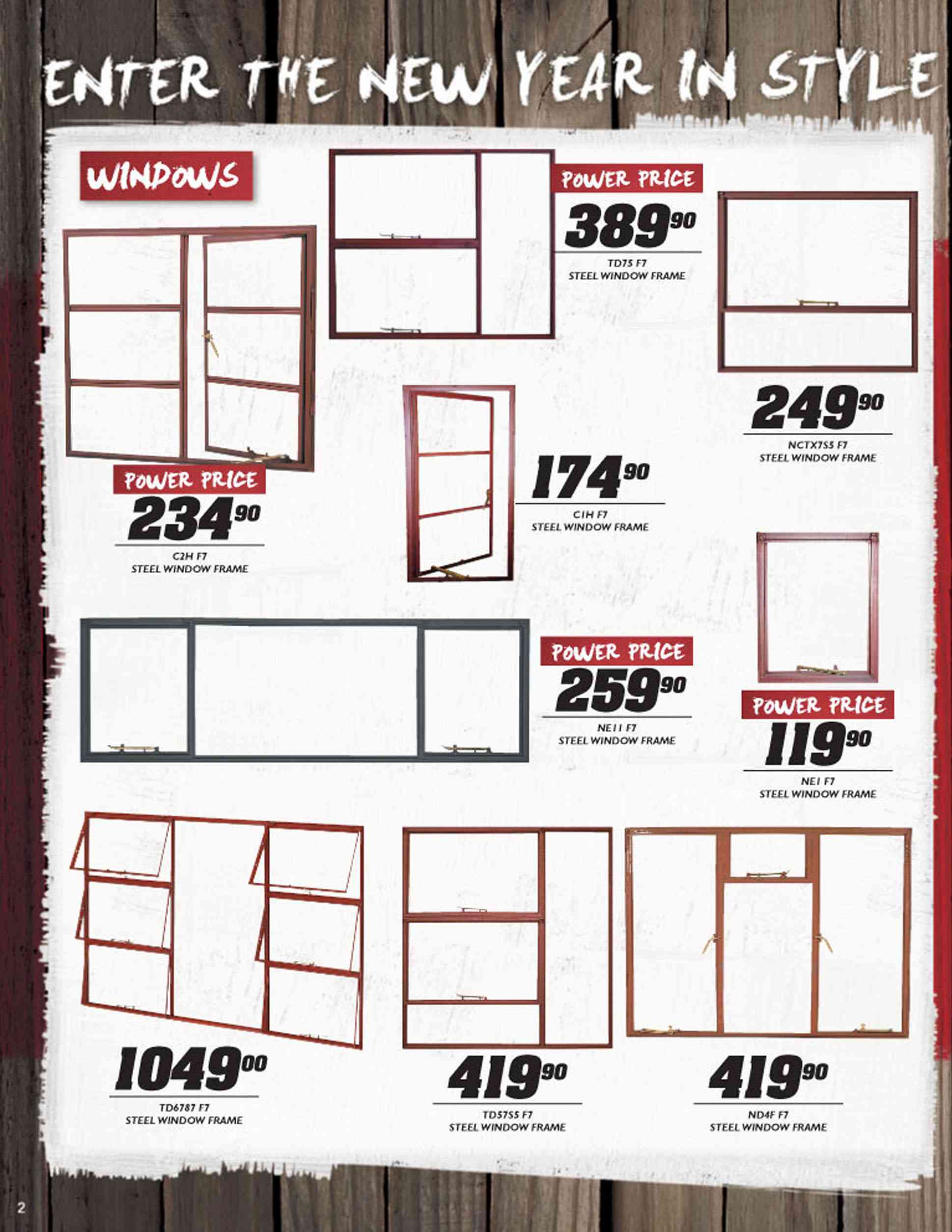 Special NCTX7S5 F7 Steel Window Frame — www.guzzle.co.za