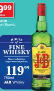 J&B Whisky-750ml