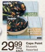 Cape Point Mussels-454gm Each