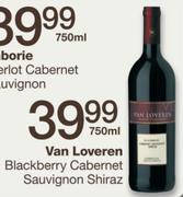 Van Loveren Blackberry Cabernet Sauvignon Shiraz-750ml