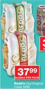 Redd's Dry/Original Cider NRB-6 x 330ml Per Pack