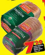 Sasko Premium/Homestyle Brown Bread-700G Each
