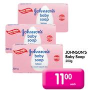 Johnson's Baby Soap-200G Each