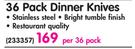 36 Pack Dinner Knives-Per 36 Pack