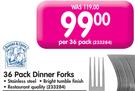 36 Pack Dinner Forks-Per 36 Pack
