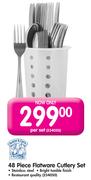48 Piece Flatware Cutlery Set-Per Set