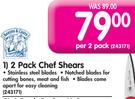 Bakers & Chefs 2 Pack Chef Shears-Per 2 Pack