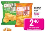 Willards Crinkle Cut Chips (All Flavours)-48x30g