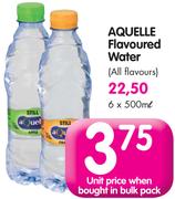 Aquelle Flavoured Water (All Flavours)-6x500ml
