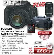 Canon Digital SLR Camera Twin Lens Package (EO5 550D))