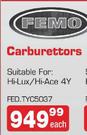Femo Carburettors FED.TYC5037
