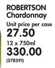 Robertson Chardonnay-12x750ml