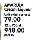 Amarula Cream Liqueur-12x750ml