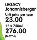 Legacy Johannisberger-12x750ml