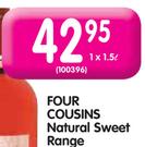 Four Cousins Natural Sweet Range-1.5Ltr