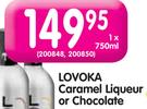 Lovoka Caramel Liqueur Or Chocolate-750ml