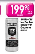 Smirnoff Ice Double Black With Guarana-24x250ml