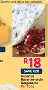Imported Bavarian-Style Gorgonzola-Per 100gm
