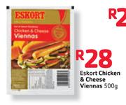 Eskort Chicken & Cheese Viennas-500gm