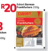 Eskort German Frankfurters-350gm