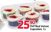 PnP Red Velvet Cupcakes-6's