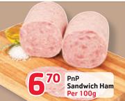 PnP Sandwich Ham-Per 100G