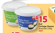 PnP Cottage Cheese Assorted- 250g Each