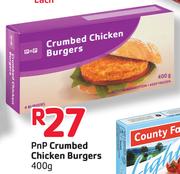  PnP Crumbed Chicken Burgers - 400g